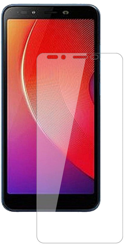 InfinixSmart 2 Pro mit aufgebrachter dipos Flex Schutzfolie, glasklare Darstellung ohne Einschränkungen