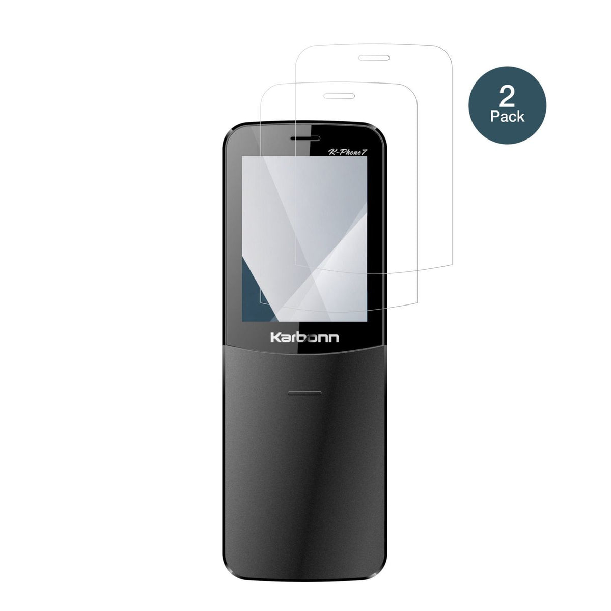 KarbonnK Phone 7 mit aufgebrachter dipos Flex Schutzfolie, glasklare Darstellung ohne Einschränkungen