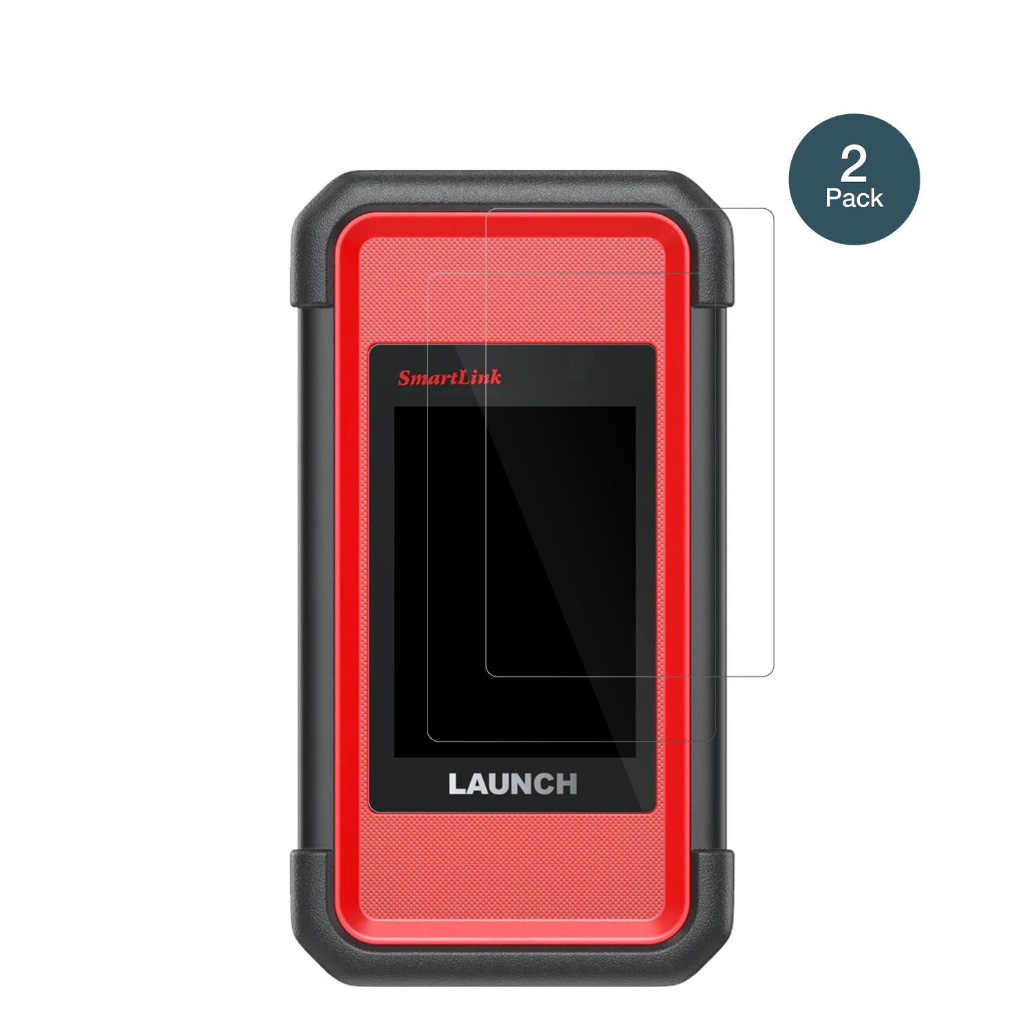 LaunchX431 SmartLink C V2.0 mit aufgebrachter dipos Flex Schutzfolie, glasklare Darstellung ohne Einschränkungen