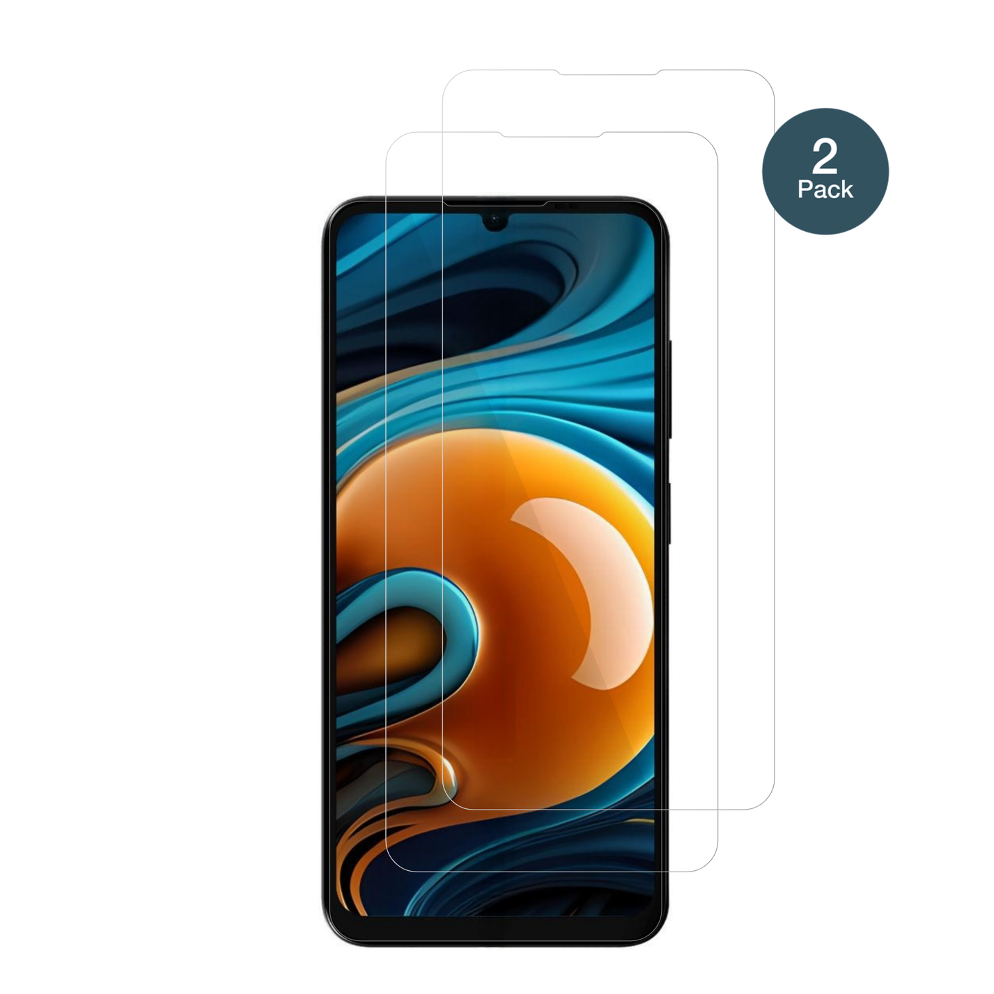 LavaYuva Smart 3 mit aufgebrachter dipos Flex Schutzfolie, glasklare Darstellung ohne Einschränkungen