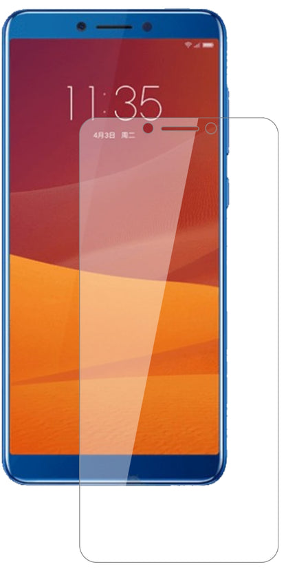 LenovoK5 Play mit aufgebrachter dipos Flex Schutzfolie, glasklare Darstellung ohne Einschränkungen