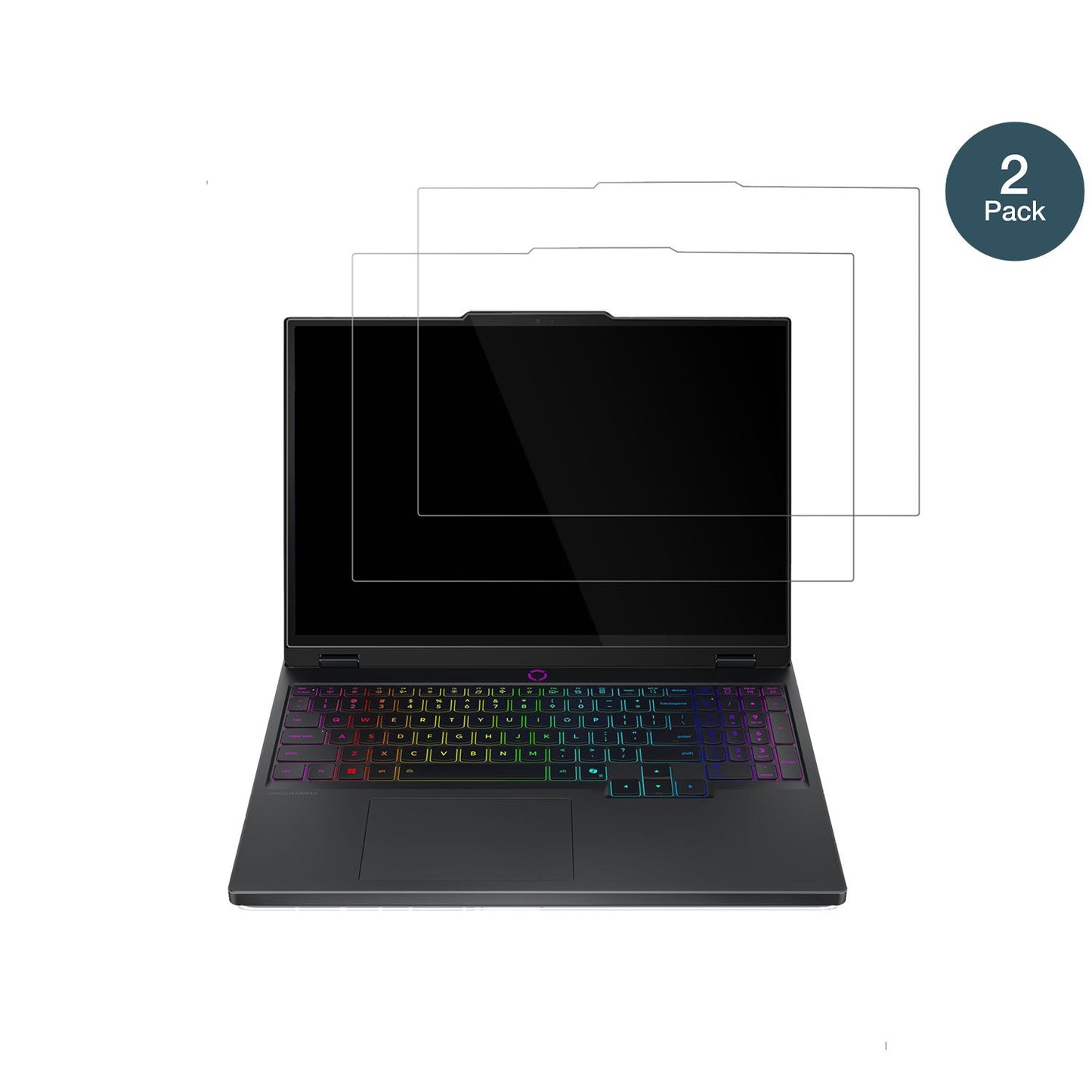 LenovoLegion 5 15IRX10 mit aufgebrachter dipos Flex Schutzfolie, glasklare Darstellung ohne Einschränkungen