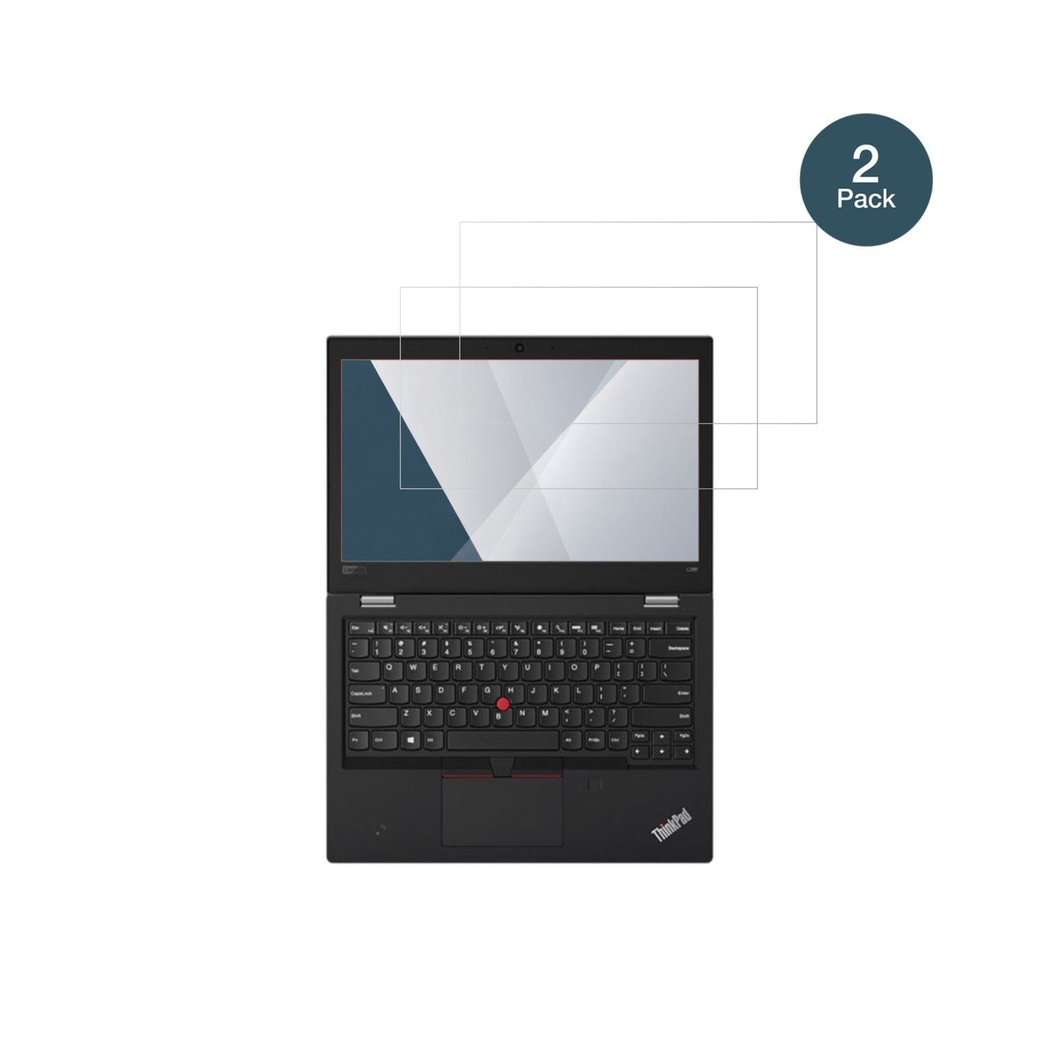 LenovoThinkpad L380 Yoga mit aufgebrachter dipos Flex Schutzfolie, glasklare Darstellung ohne Einschränkungen