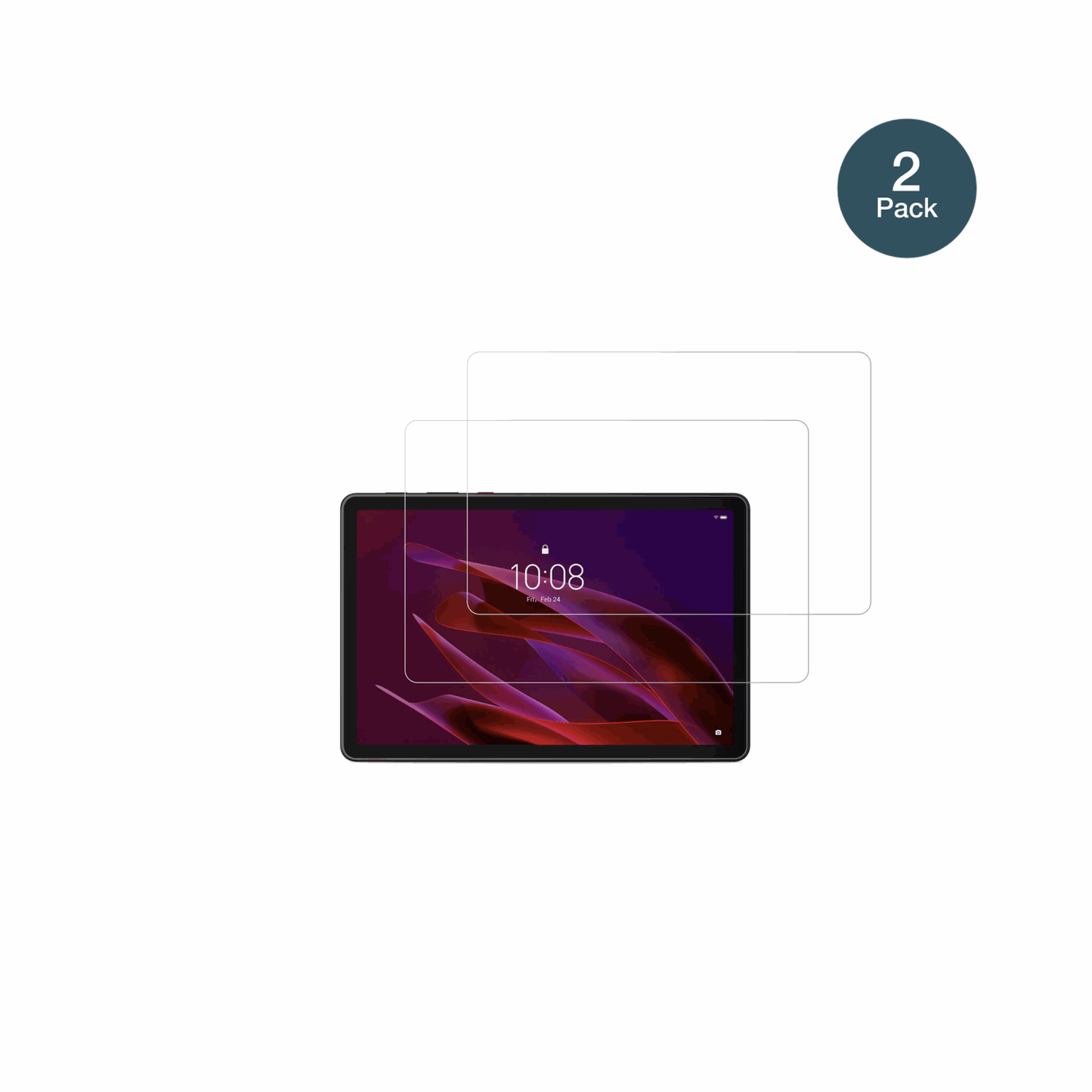 LenovoThinkTab X11 Gen 1 mit aufgebrachter dipos Flex Schutzfolie, glasklare Darstellung ohne Einschränkungen