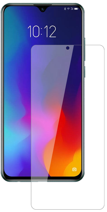 LenovoZ6 Lite mit aufgebrachter dipos Flex Schutzfolie, glasklare Darstellung ohne Einschränkungen
