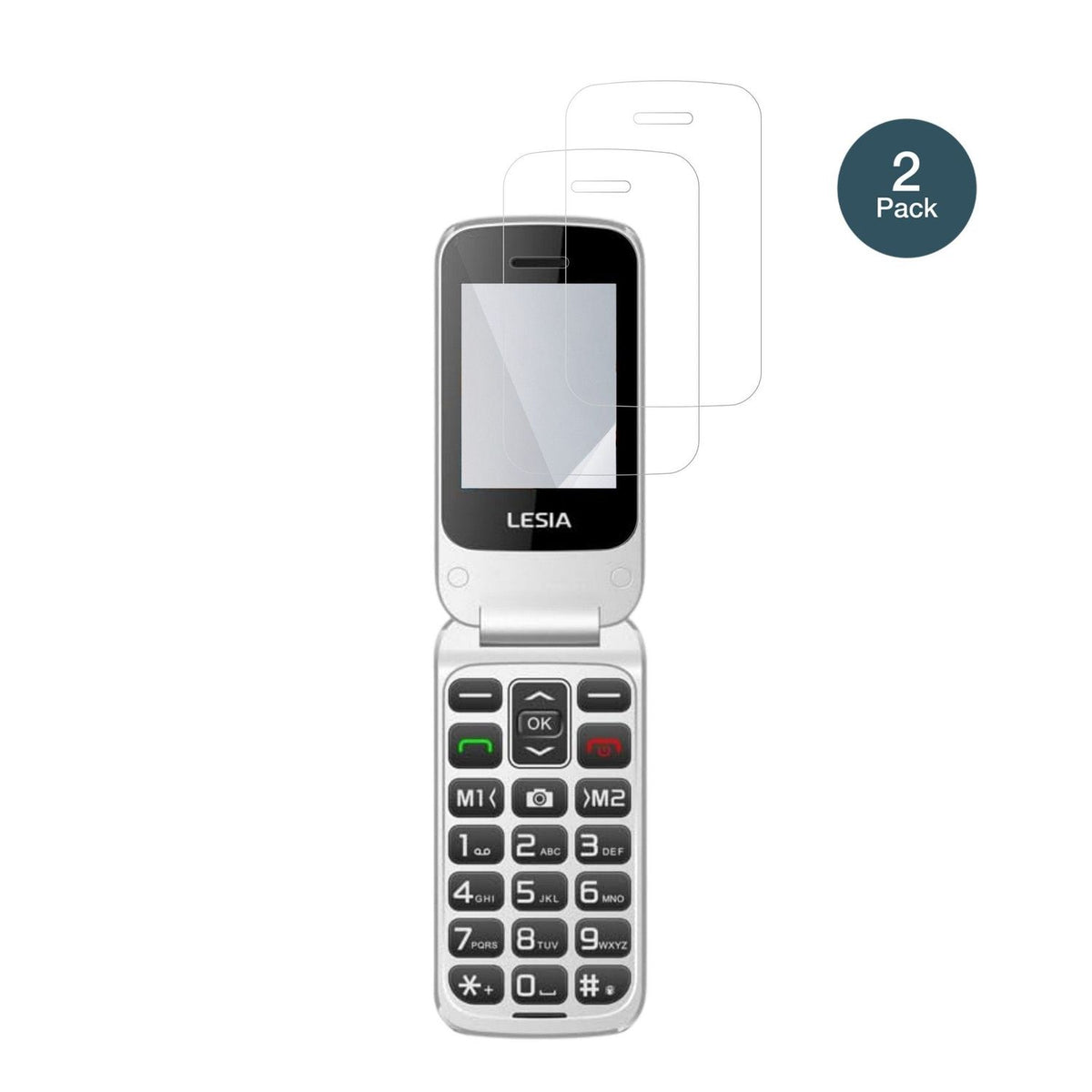 2x Screen Protector for LESIA F1 Flexible Glass 9H dipos