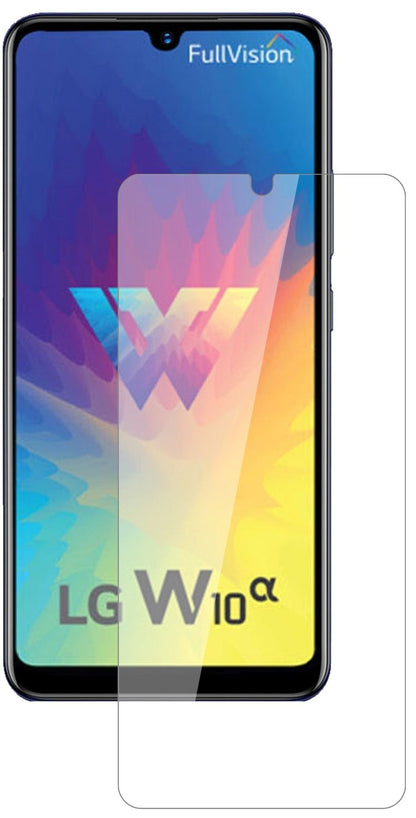 LGW10 Alpha mit aufgebrachter dipos Flex Schutzfolie, glasklare Darstellung ohne Einschränkungen