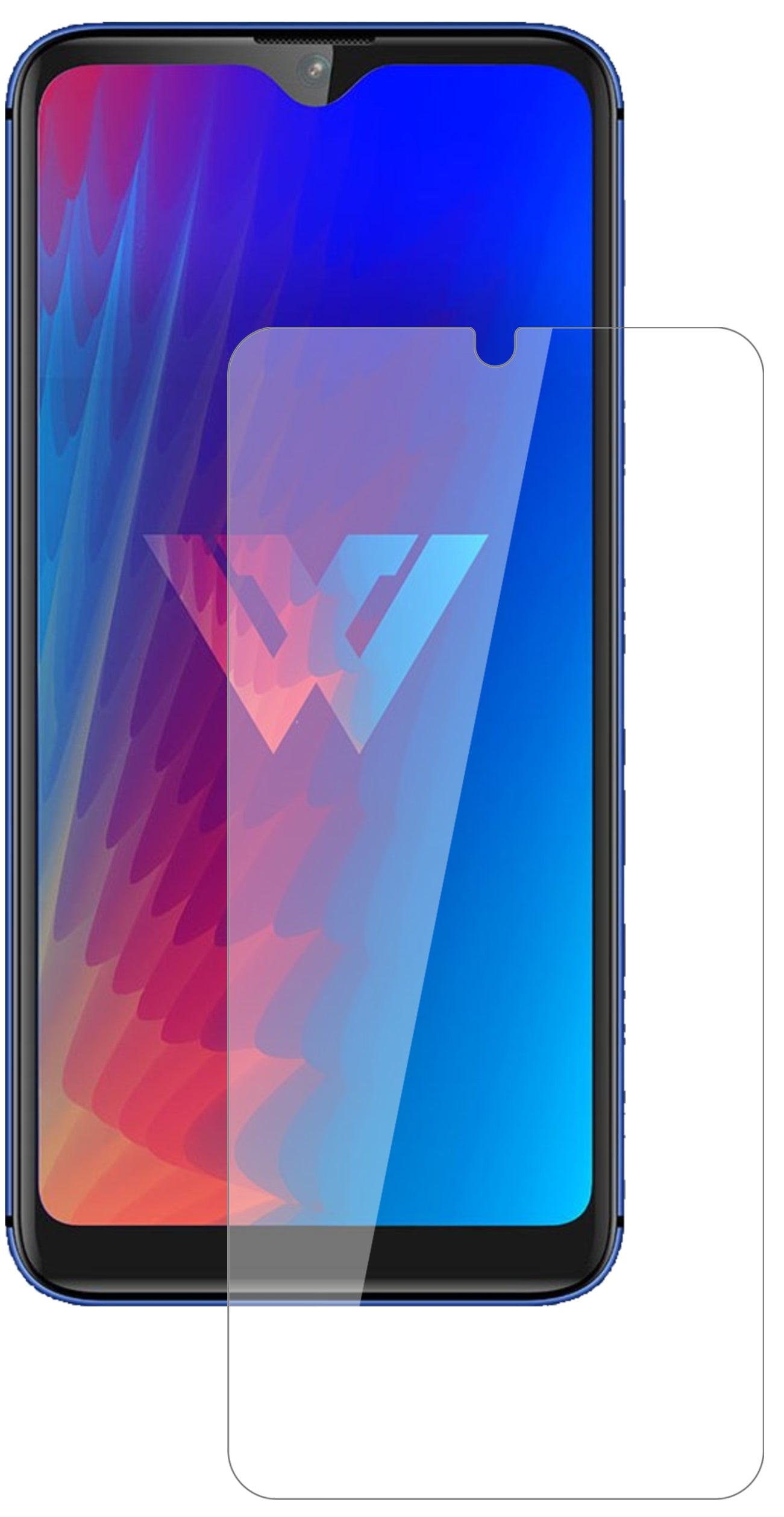 LGW30 Pro mit aufgebrachter dipos Flex Schutzfolie, glasklare Darstellung ohne Einschränkungen