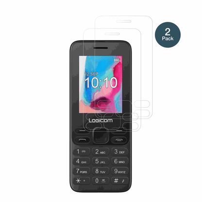 LogicomKay 243 mit aufgebrachter dipos Flex Schutzfolie, glasklare Darstellung ohne Einschränkungen