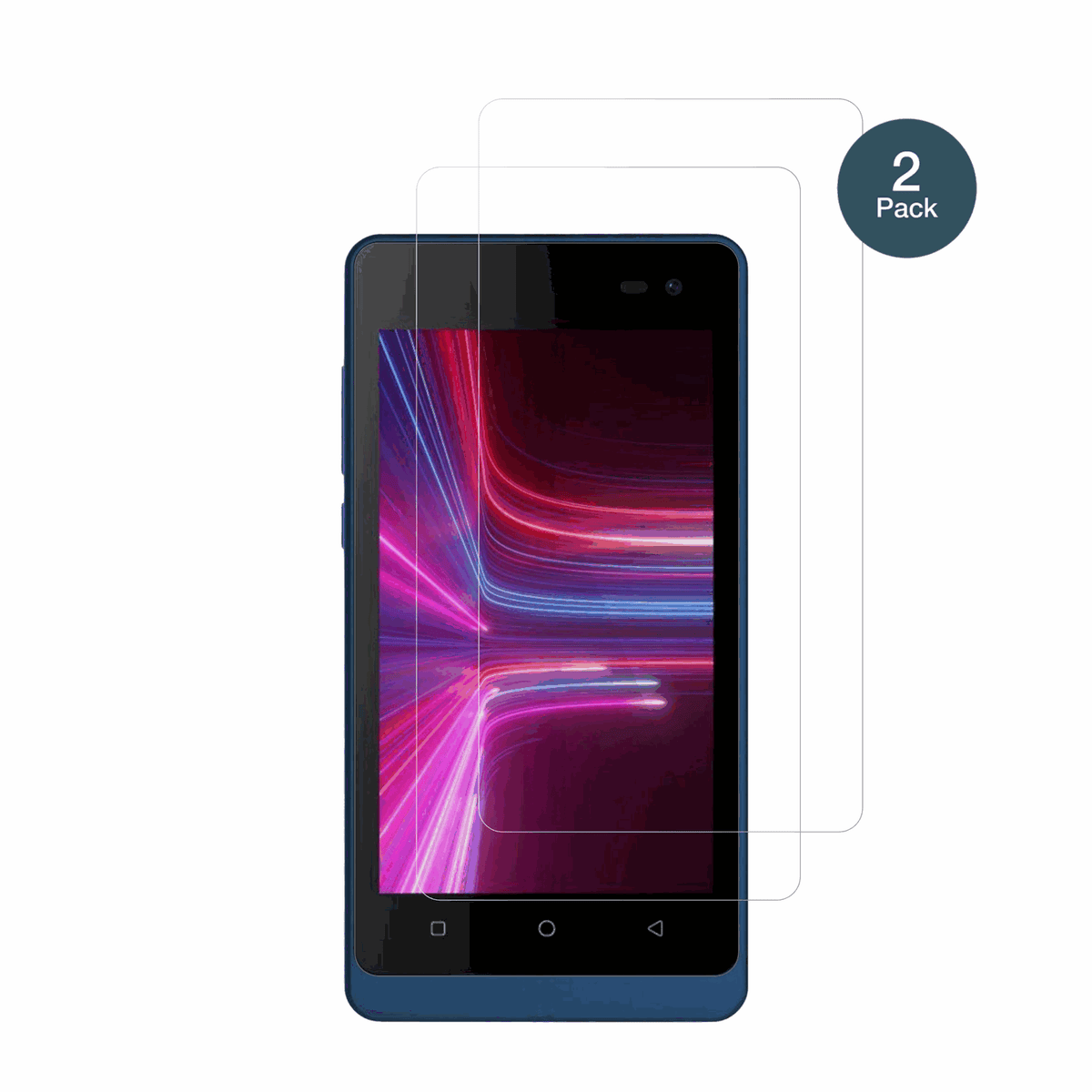 LogicomWave mit aufgebrachter dipos Flex Schutzfolie, glasklare Darstellung ohne Einschr�nkungen
