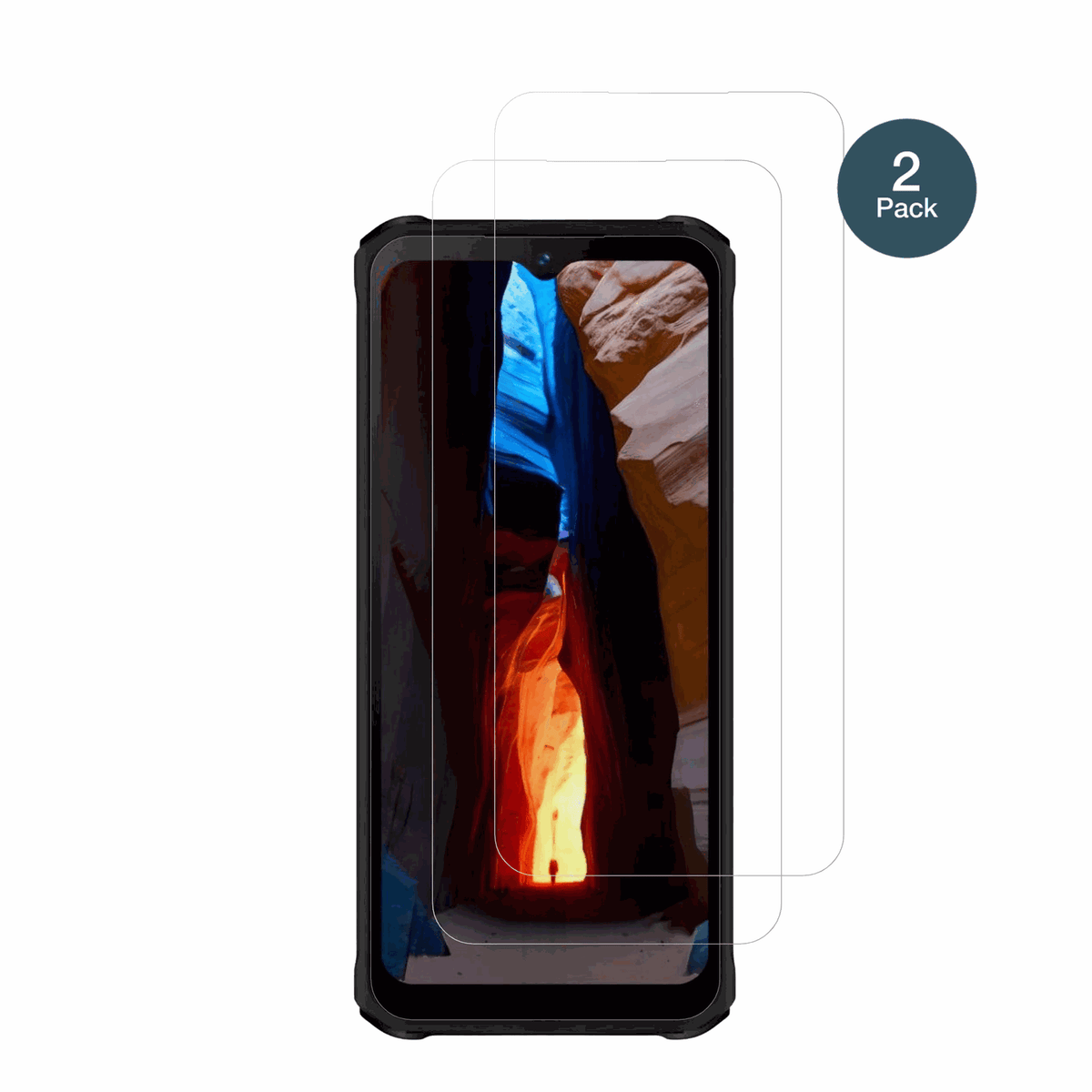 LogicomXtrem 650 mit aufgebrachter dipos Flex Schutzfolie, glasklare Darstellung ohne Einschränkungen