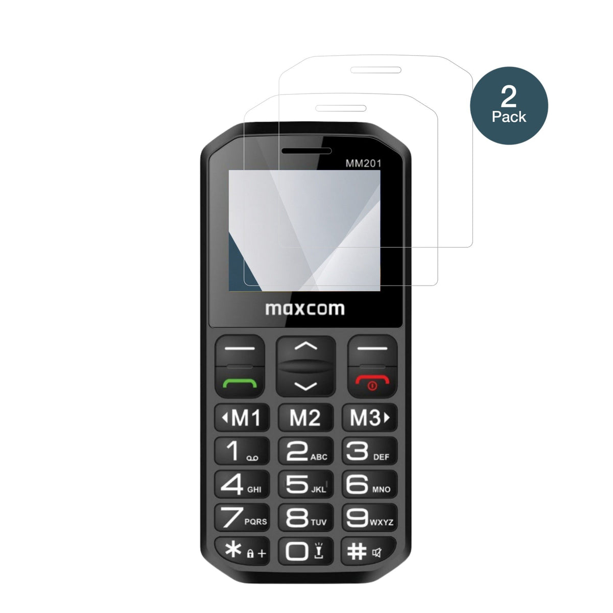 2x Screen Protector for MaxCom MM201 Flexible Glass 9H dipos
