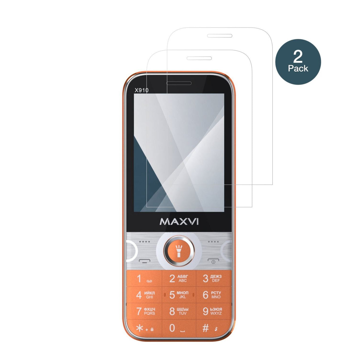 MaxviX910 mit aufgebrachter dipos Flex Schutzfolie, glasklare Darstellung ohne Einschränkungen