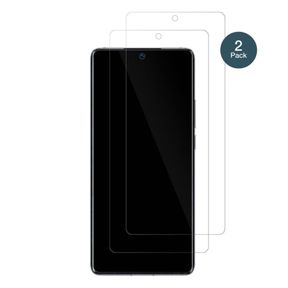 Meizu20 Pro mit aufgebrachter dipos Flex Schutzfolie, glasklare Darstellung ohne Einschränkungen