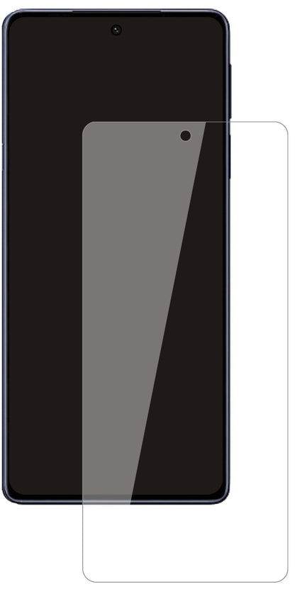 MotorolaEdge X30 mit aufgebrachter dipos Flex Schutzfolie, glasklare Darstellung ohne Einschränkungen