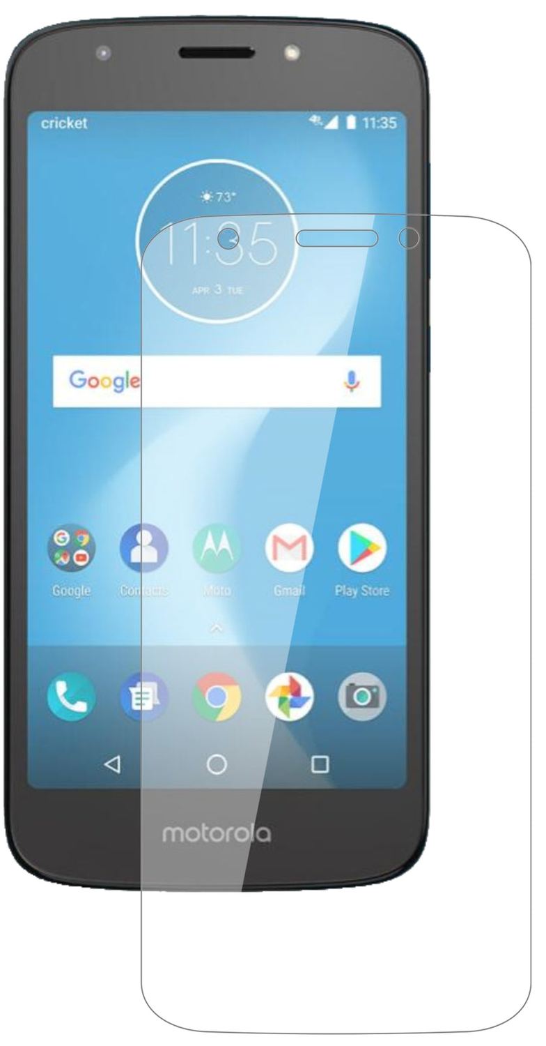 MotorolaMoto E5 Play SD427 mit aufgebrachter dipos Flex Schutzfolie, glasklare Darstellung ohne Einschränkungen