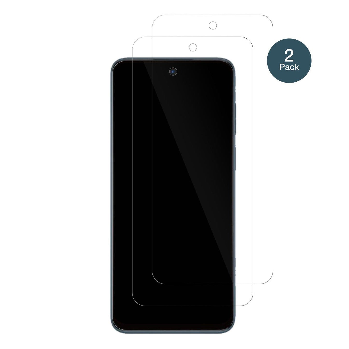 MotorolaMoto G23 mit aufgebrachter dipos Flex Schutzfolie, glasklare Darstellung ohne Einschränkungen