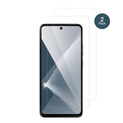 MotorolaMoto G77 Power mit aufgebrachter dipos Flex Schutzfolie, glasklare Darstellung ohne Einschränkungen