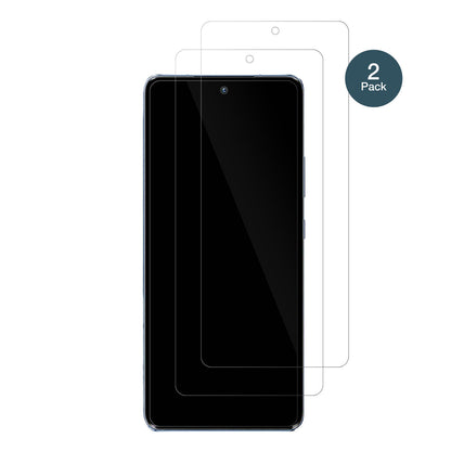 MotorolaMoto S30 Pro mit aufgebrachter dipos Flex Schutzfolie, glasklare Darstellung ohne Einschränkungen