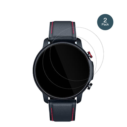 Motsfit1,32 Zoll Smartwatch mit aufgebrachter dipos Flex Schutzfolie, glasklare Darstellung ohne Einschränkungen