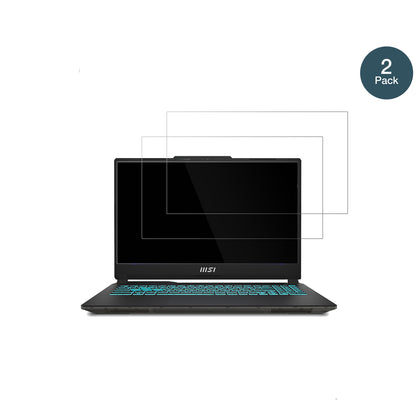MSICyborg 15 Gaming Laptop mit aufgebrachter dipos Flex Schutzfolie, glasklare Darstellung ohne Einschränkungen