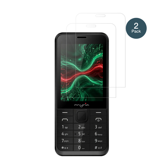 MyriaSun 3G mit aufgebrachter dipos Flex Schutzfolie, glasklare Darstellung ohne Einschränkungen