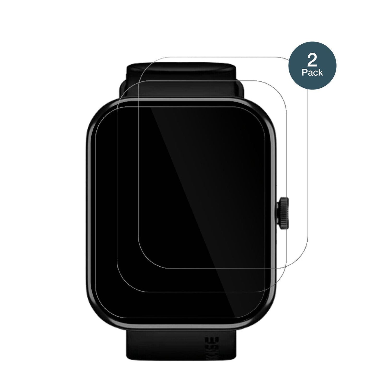NoiseColorFit Pulse 2 Max mit aufgebrachter dipos Flex Schutzfolie, glasklare Darstellung ohne Einschränkungen