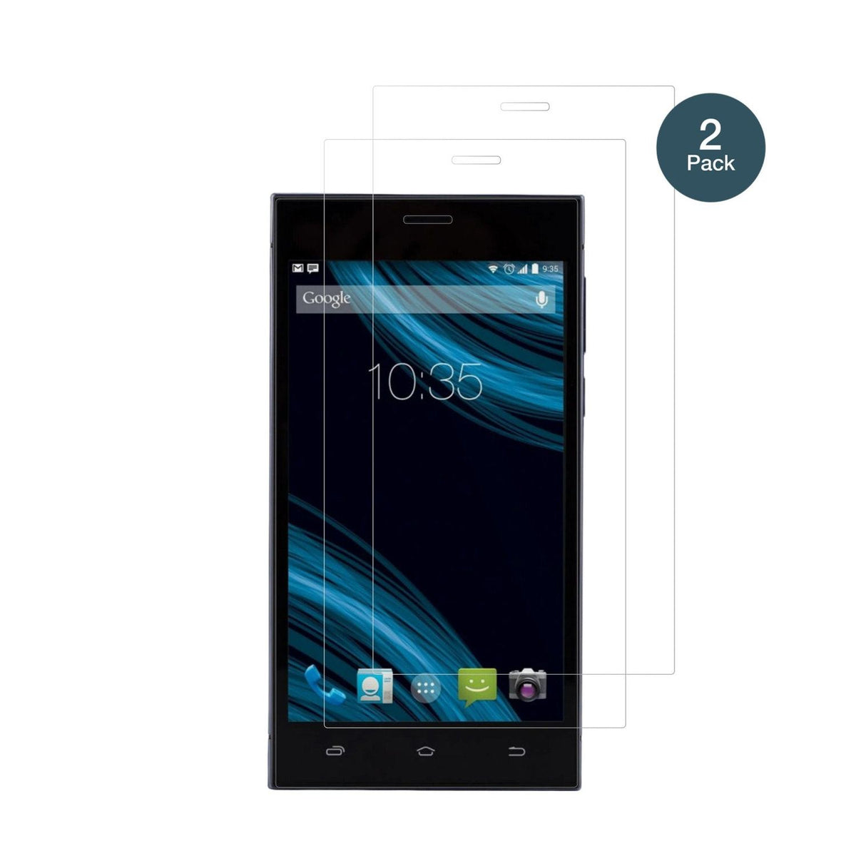 2x Screen Protector for Nomi i503 Jump Flexible Glass 9H dipos
