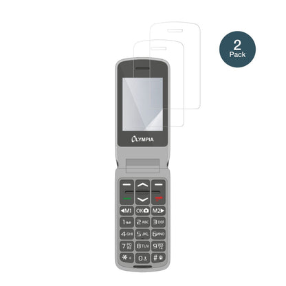 2x Screen Protector for Olympia Style Duo 4G Flexible Glass 9H dipos
