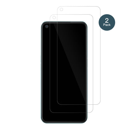 OnePlusNord CE 2 Lite mit aufgebrachter dipos Flex Schutzfolie, glasklare Darstellung ohne Einschränkungen