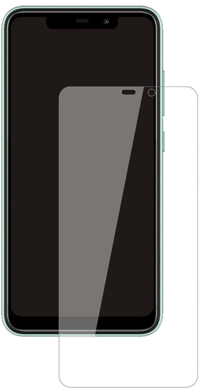 OukitelC22 mit aufgebrachter dipos Flex Schutzfolie, glasklare Darstellung ohne Einschränkungen