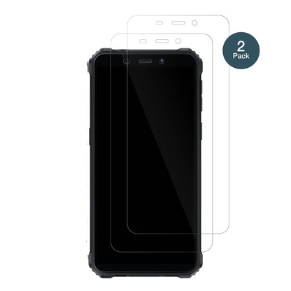 OukitelG3 Outdoor mit aufgebrachter dipos Flex Schutzfolie, glasklare Darstellung ohne Einschränkungen