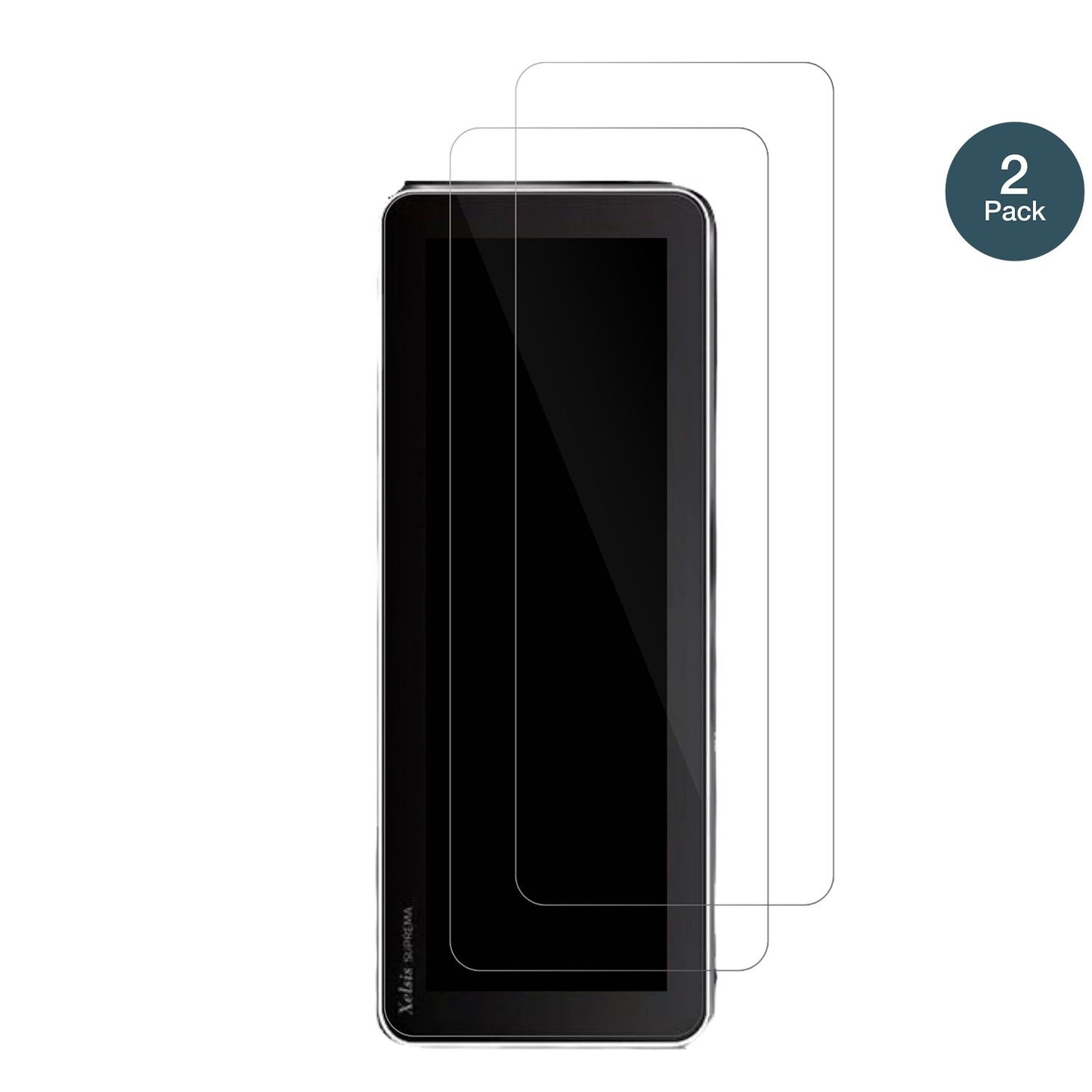 PhilipsSaeco Xelsis Suprema mit aufgebrachter dipos Flex Schutzfolie, glasklare Darstellung ohne Einschränkungen