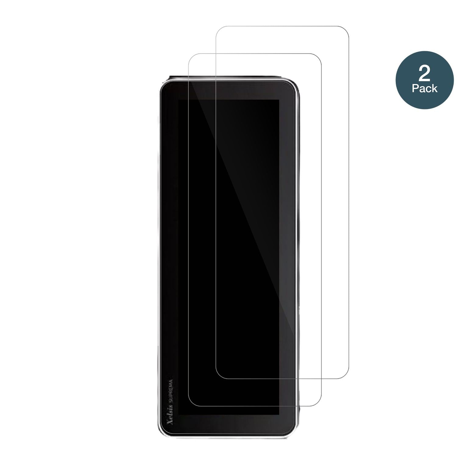 PhilipsSaeco Xelsis Suprema mit aufgebrachter dipos Flex Schutzfolie, glasklare Darstellung ohne Einschränkungen