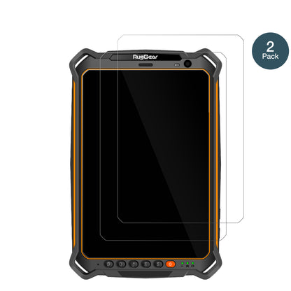 RugGearRG930i mit aufgebrachter dipos Flex Schutzfolie, glasklare Darstellung ohne Einschränkungen