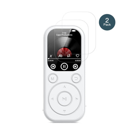RWSRWMP301-BS MP3-Player mit aufgebrachter dipos Flex Schutzfolie, glasklare Darstellung ohne Einschränkungen
