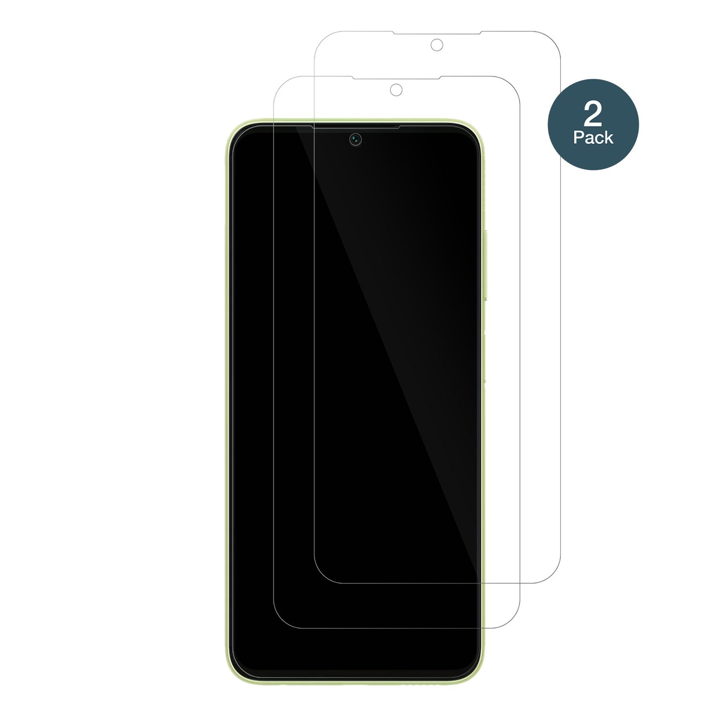 SamsungGalaxy A05s mit aufgebrachter dipos Flex Schutzfolie, glasklare Darstellung ohne Einschränkungen