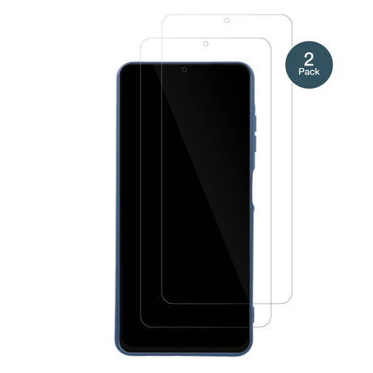 SamsungGalaxy A06 mit aufgebrachter dipos Flex Schutzfolie, glasklare Darstellung ohne Einschränkungen