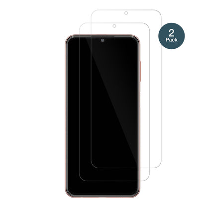 SamsungGalaxy M13 mit aufgebrachter dipos Flex Schutzfolie, glasklare Darstellung ohne Einschränkungen