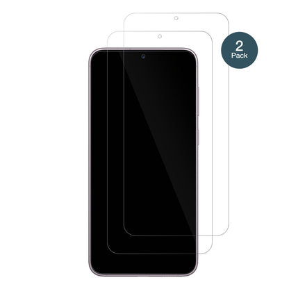 SamsungGalaxy S23 Plus mit aufgebrachter dipos Flex Schutzfolie, glasklare Darstellung ohne Einschränkungen