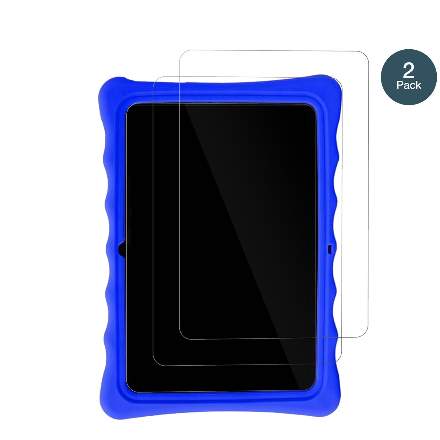SaveFamilyEvolution Kids Tablet mit aufgebrachter dipos Flex Schutzfolie, glasklare Darstellung ohne Einschränkungen