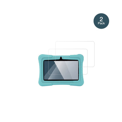 SaveFamilyKids Tablet 7 mit aufgebrachter dipos Flex Schutzfolie, glasklare Darstellung ohne Einschränkungen