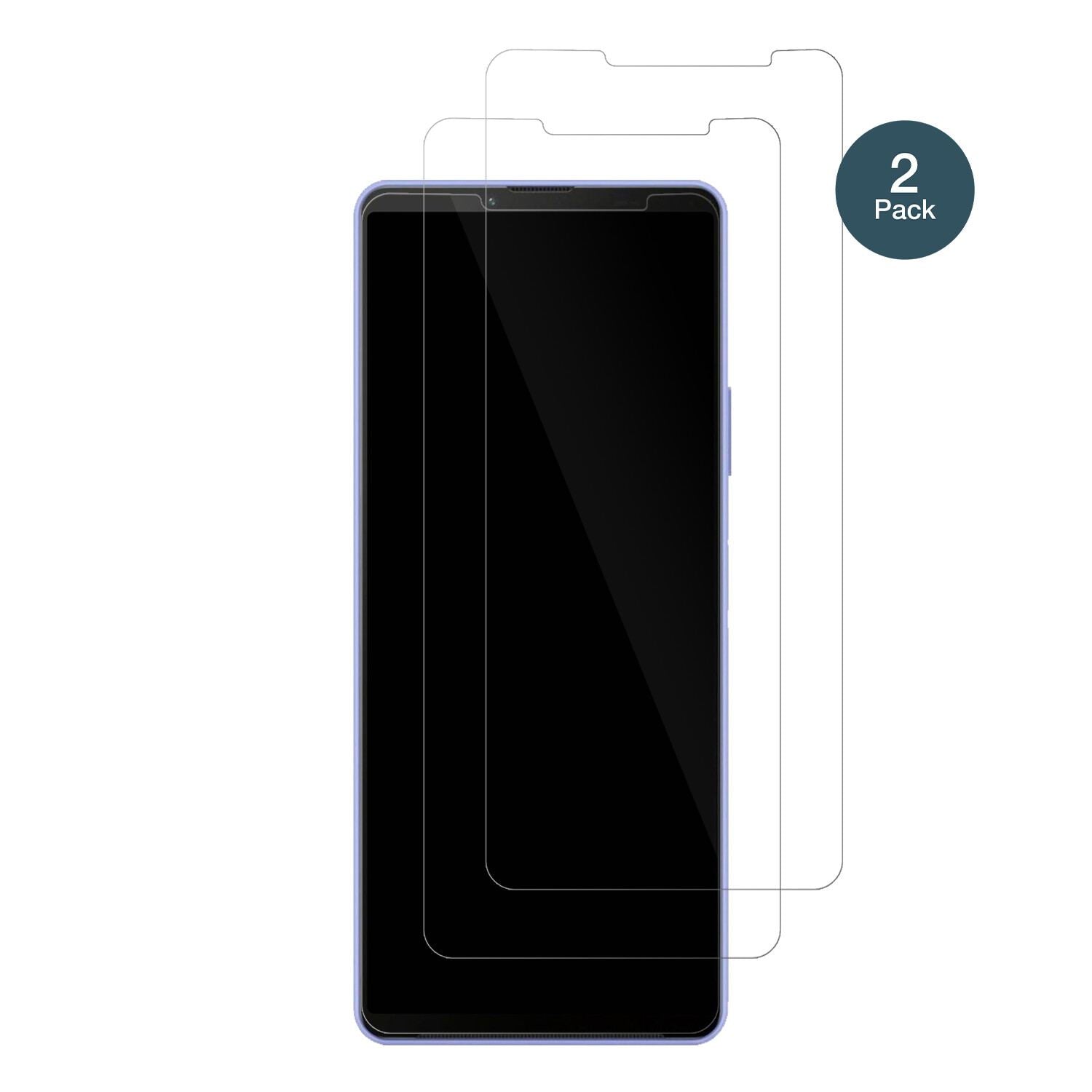 SonyXperia 10 IV mit aufgebrachter dipos Flex Schutzfolie, glasklare Darstellung ohne Einschränkungen
