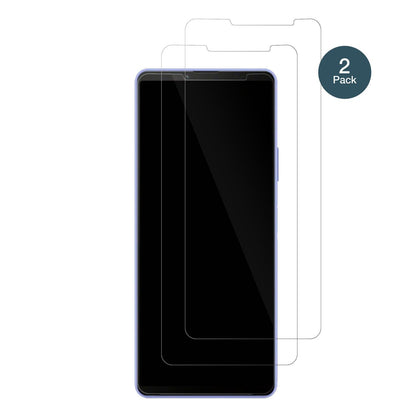 SonyXperia 10 IV mit aufgebrachter dipos Flex Schutzfolie, glasklare Darstellung ohne Einschränkungen