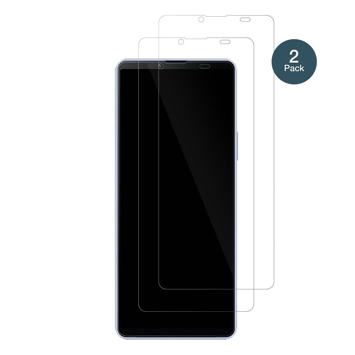 SonyXperia 10 V mit aufgebrachter dipos Flex Schutzfolie, glasklare Darstellung ohne Einschränkungen