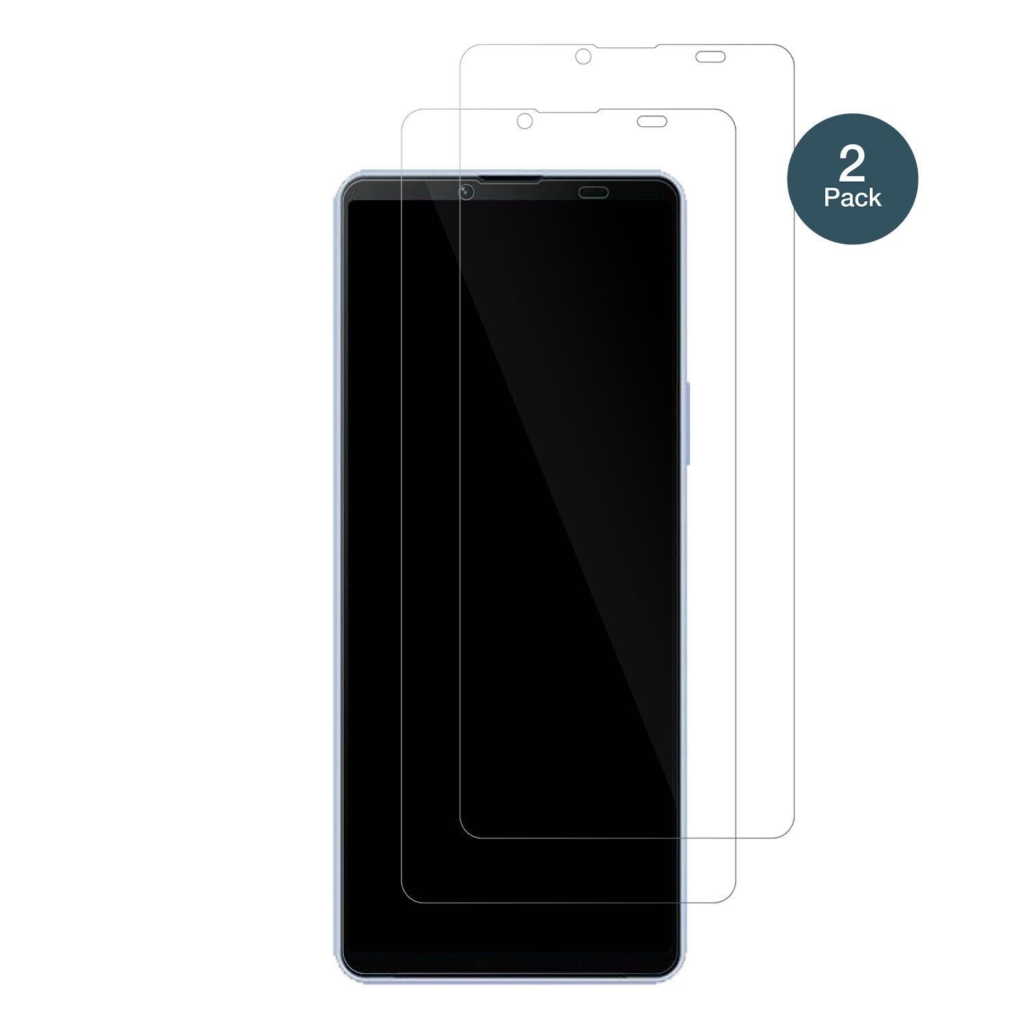 SonyXperia 10 V mit aufgebrachter dipos Flex Schutzfolie, glasklare Darstellung ohne Einschränkungen
