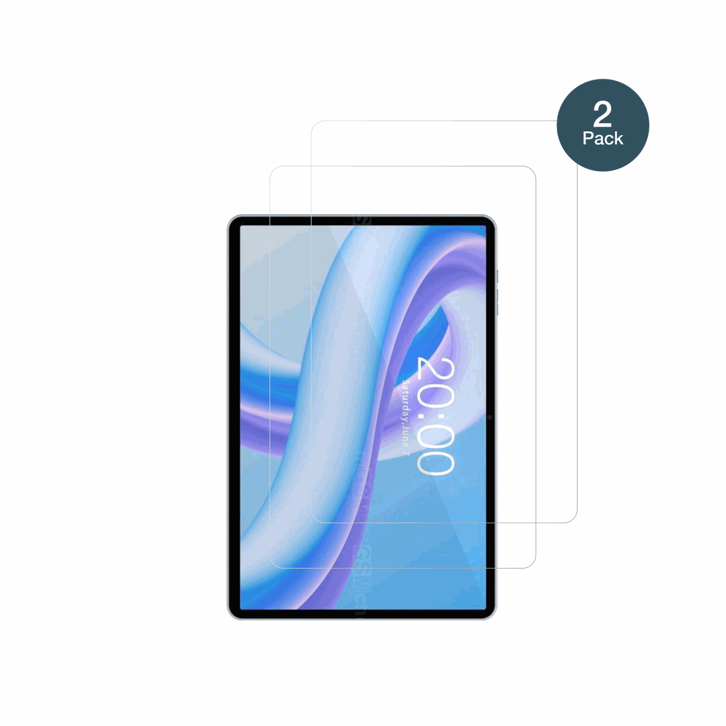 TeclastM50 Plus mit aufgebrachter dipos Flex Schutzfolie, glasklare Darstellung ohne Einschr�nkungen