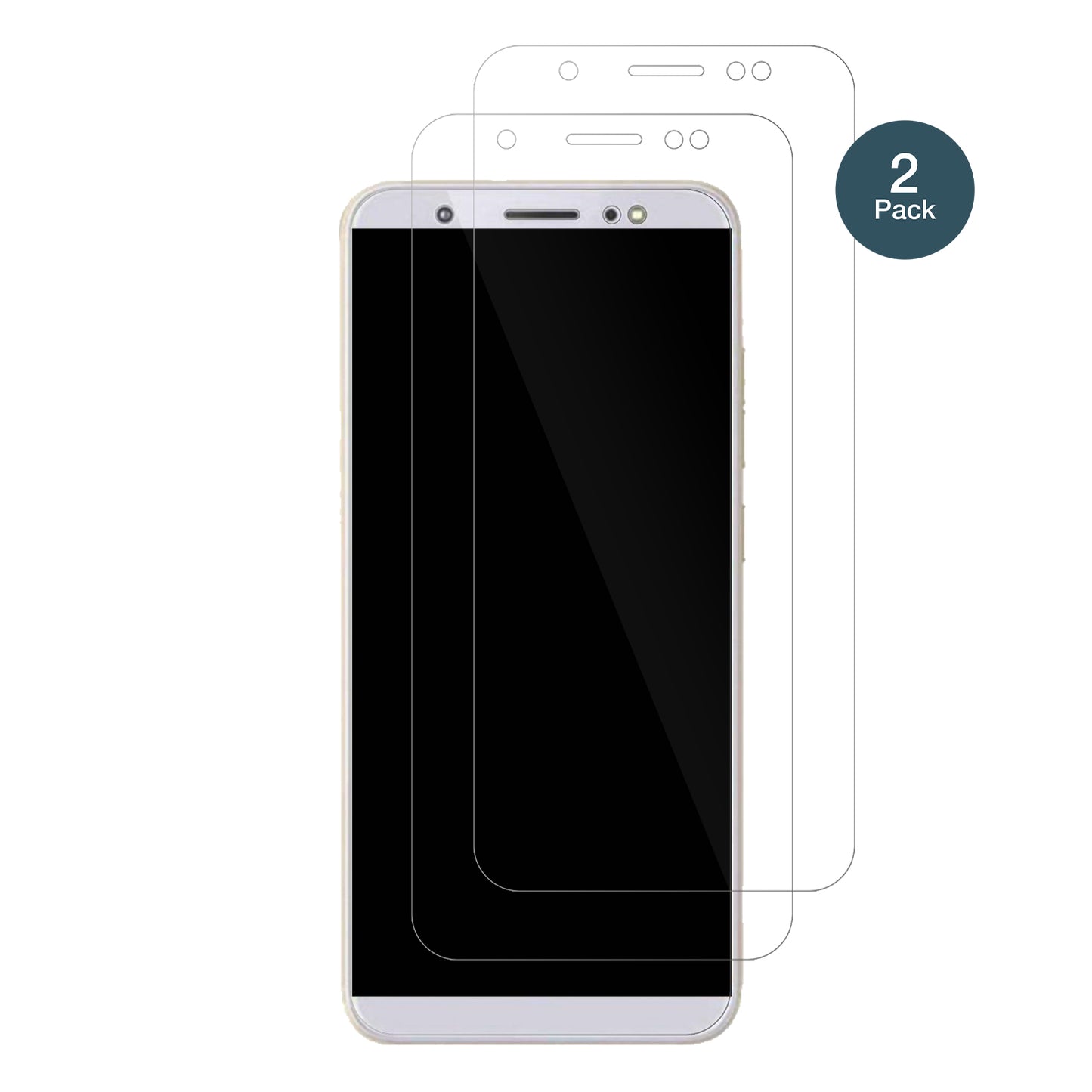 TecnoCamon IN5 mit aufgebrachter dipos Flex Schutzfolie, glasklare Darstellung ohne Einschränkungen