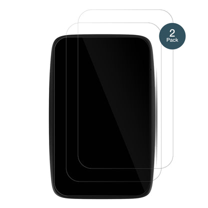TomTomGo Expert Plus 7 mit aufgebrachter dipos Flex Schutzfolie, glasklare Darstellung ohne Einschränkungen