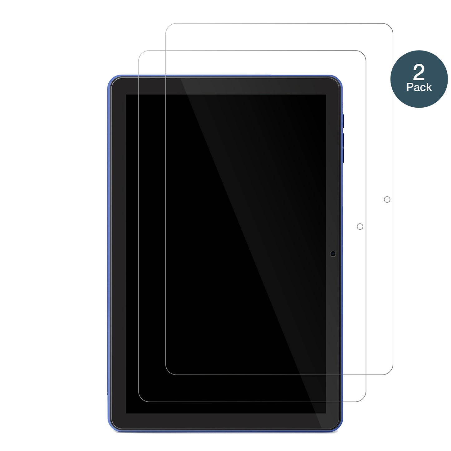 TopLuckTab 10 Zoll mit aufgebrachter dipos Flex Schutzfolie, glasklare Darstellung ohne Einschränkungen